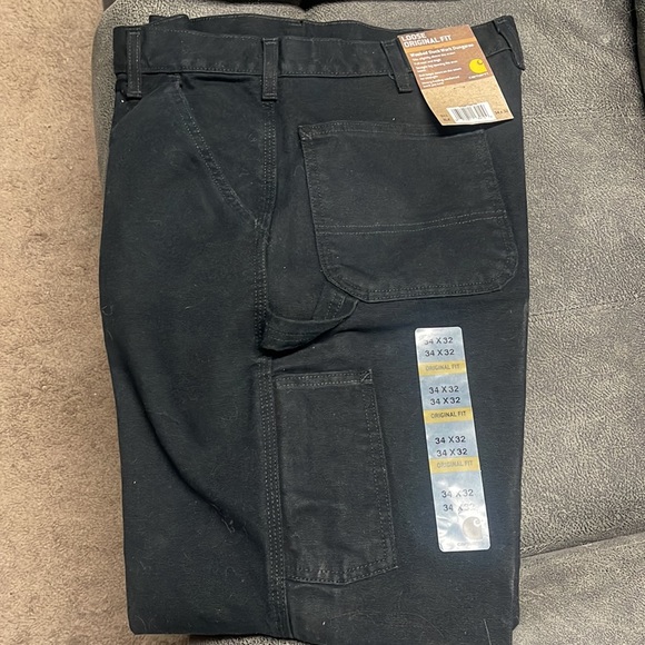 Brand NEW with Tags Men's Carhartt Black Jeans Loose Original Fit 34 x 32 - Picture 6 of 6